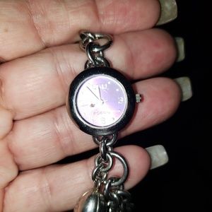 LSU Charm Fossil Watch